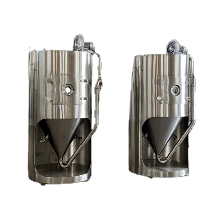 5kg capacity Spray dryer be applied in the hot air drying system in the trial test process for drying the liquid materials