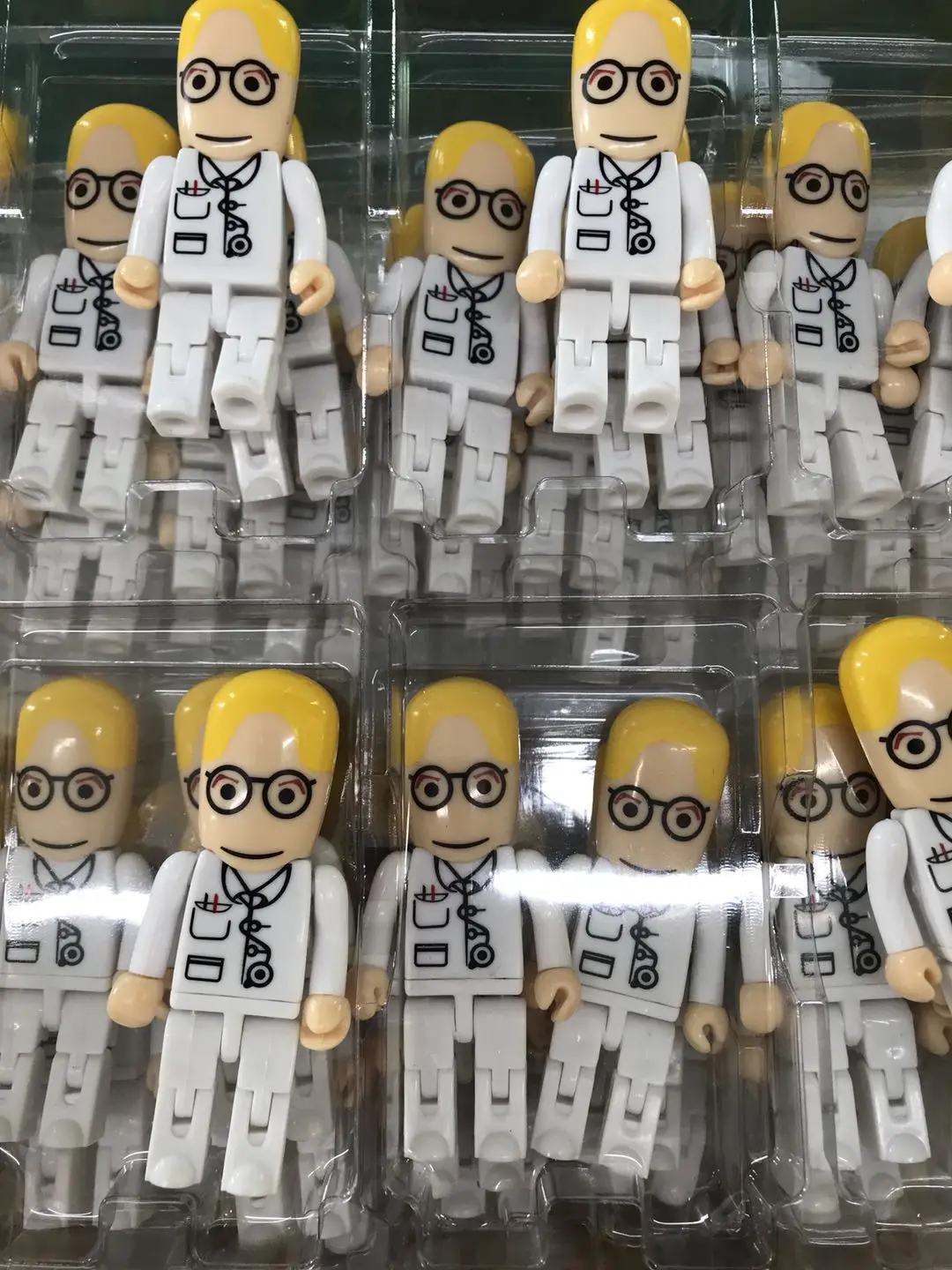 Medicine Gift 2.0 Interface Customized Logo Printing Doctor Shape Usb Thumb Drives For Promotion