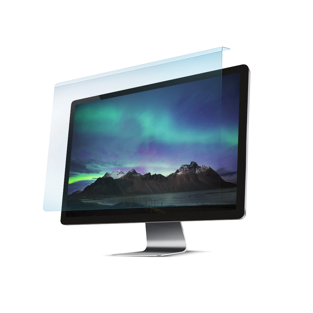 Removable Anti Glare  Full 4K UHD 65inch Smart LED TV Screen Protector Hanging On Acrylic Anti Blue Light Filter