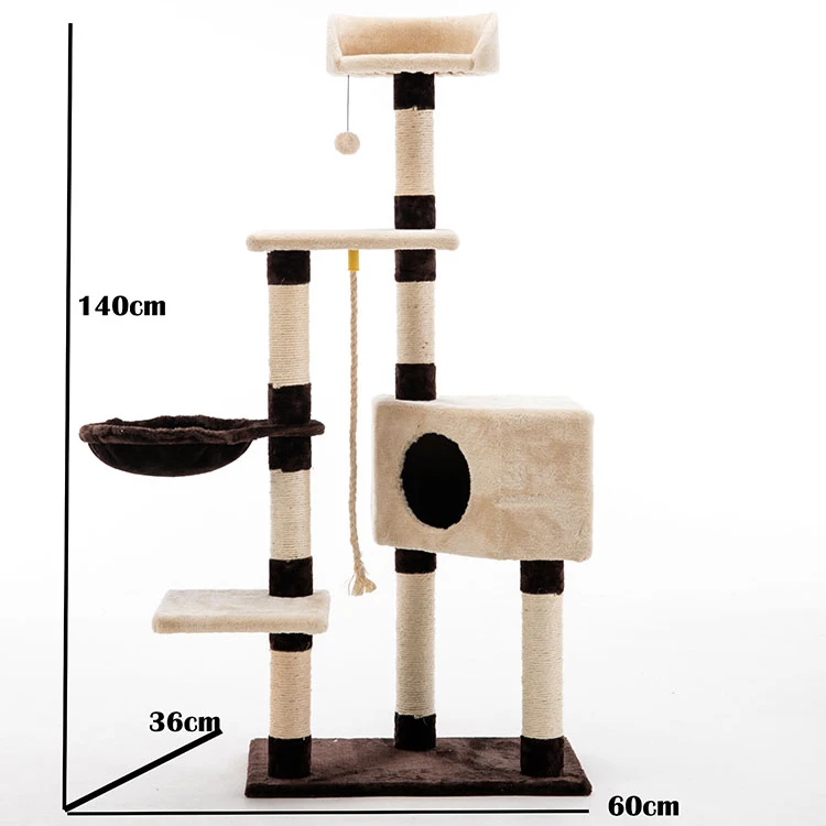 Pet Condo Home with nest Cat Scratcher Tree House Tower