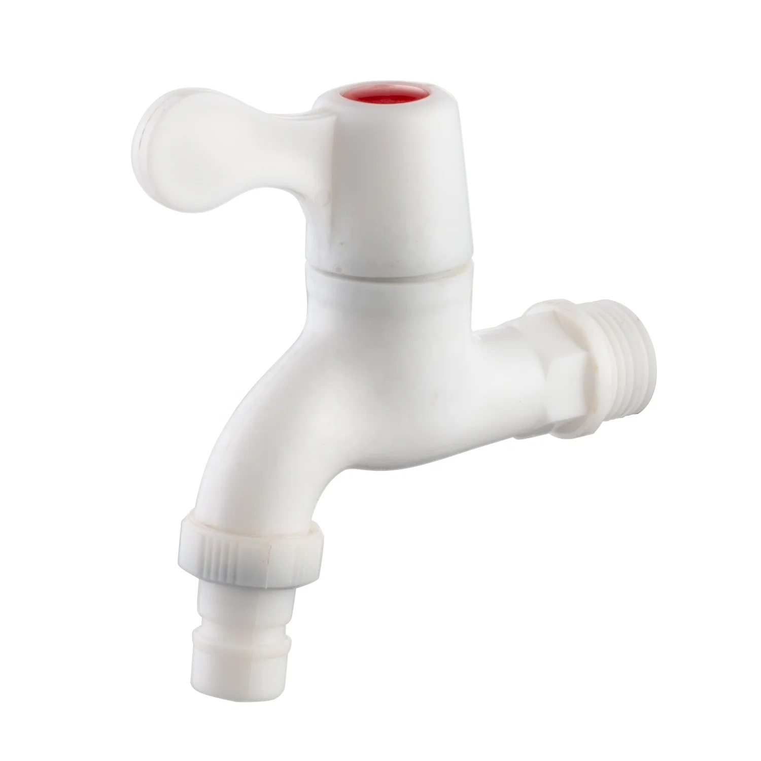 Single Handle Wall Mounted high quality and durable pvc body plastic wash tap faucet bibcock