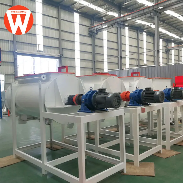 portable animal fodder mixer machine powder mixer used widely mixer in feed processing