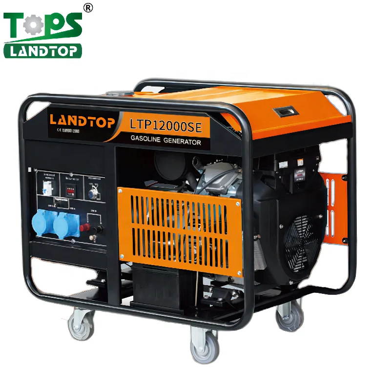 LANDTOP Open Type Gasoline Petrol Generator 6kw/7kw/8kw/10kw/12kw 220V  Power generator Flash sale
