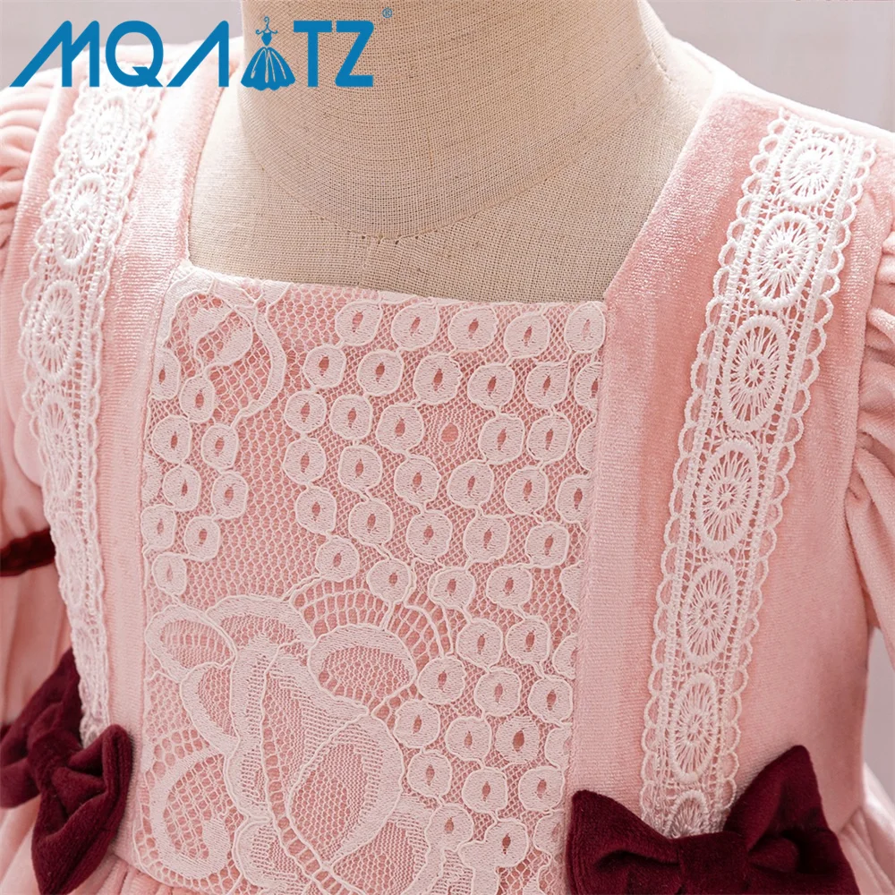 MQATZ Wholesale Little Girls Pageant Toddler Princess Dress Baby Girls Birthday Wedding Party Frock Design