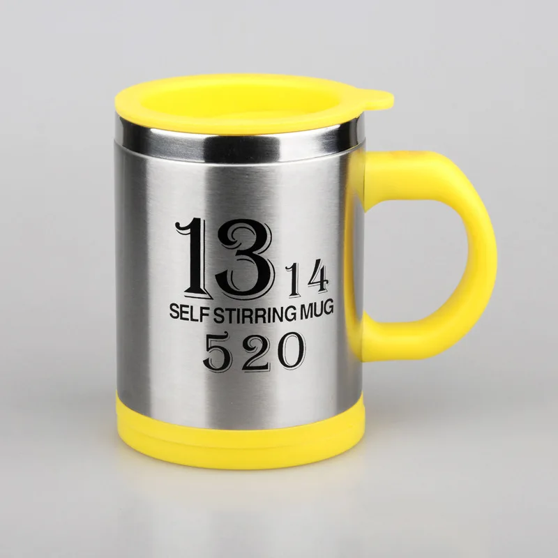 Wholesale Vacuum Electric Stirring Cup Automatic Coffee Cup Stainless Steel Mug Cup
