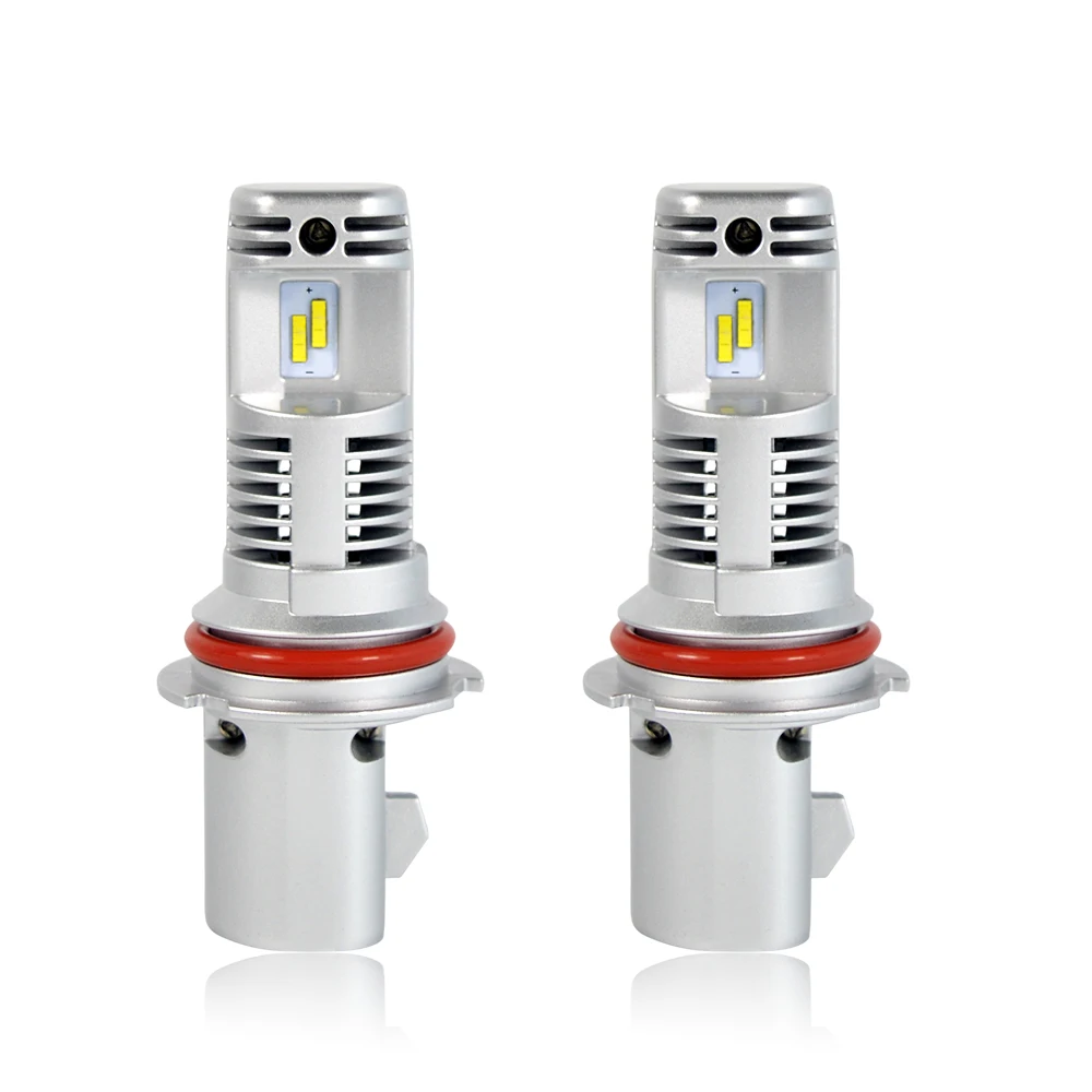 Super bright! h4 h7 9006 9007 2 bulbs 4 LEDs car led headlight 3000lm 25w electric car conversion kit