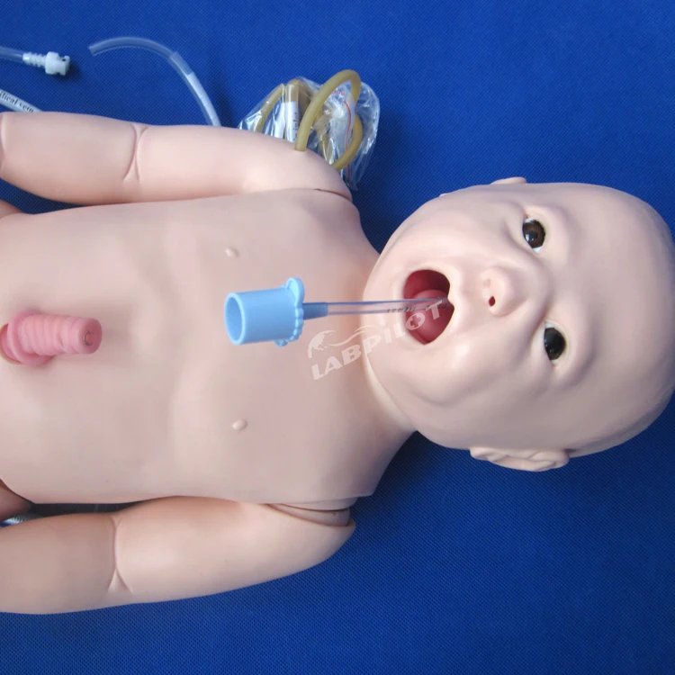 Multi-functional Training Newborn Baby Manikin Nursing CPR Auscultation Function