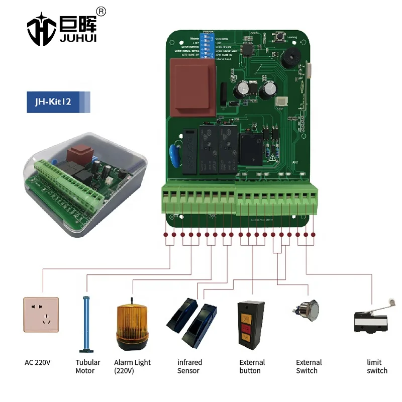 433.92mhz 4 channel  Universal Garage door transmitter and  receiver