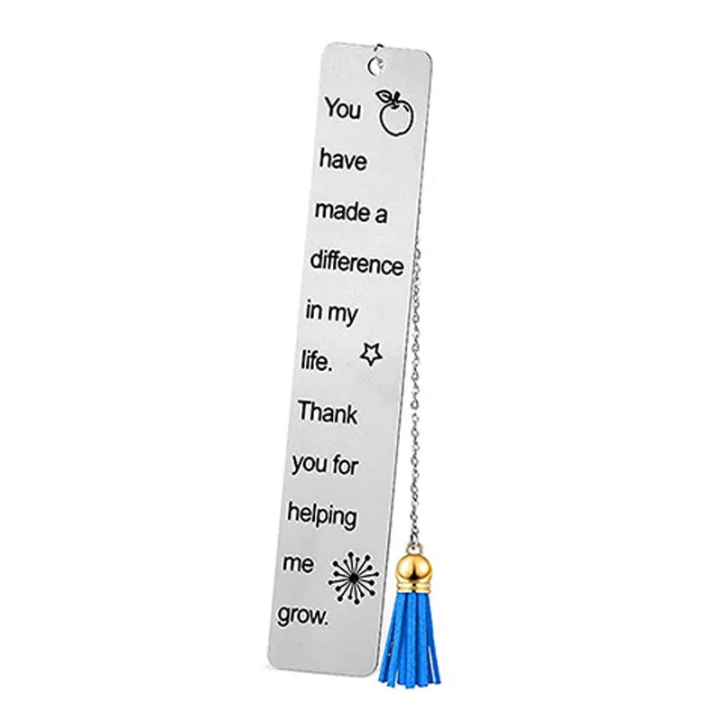 Сделай Сам, закладка из нержавеющей стали для Дня учителя, подарки на выпускной