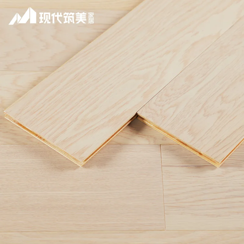 easy clean lock white oak hardwood tiles water resistant 12mm engineered parquet wood flooring