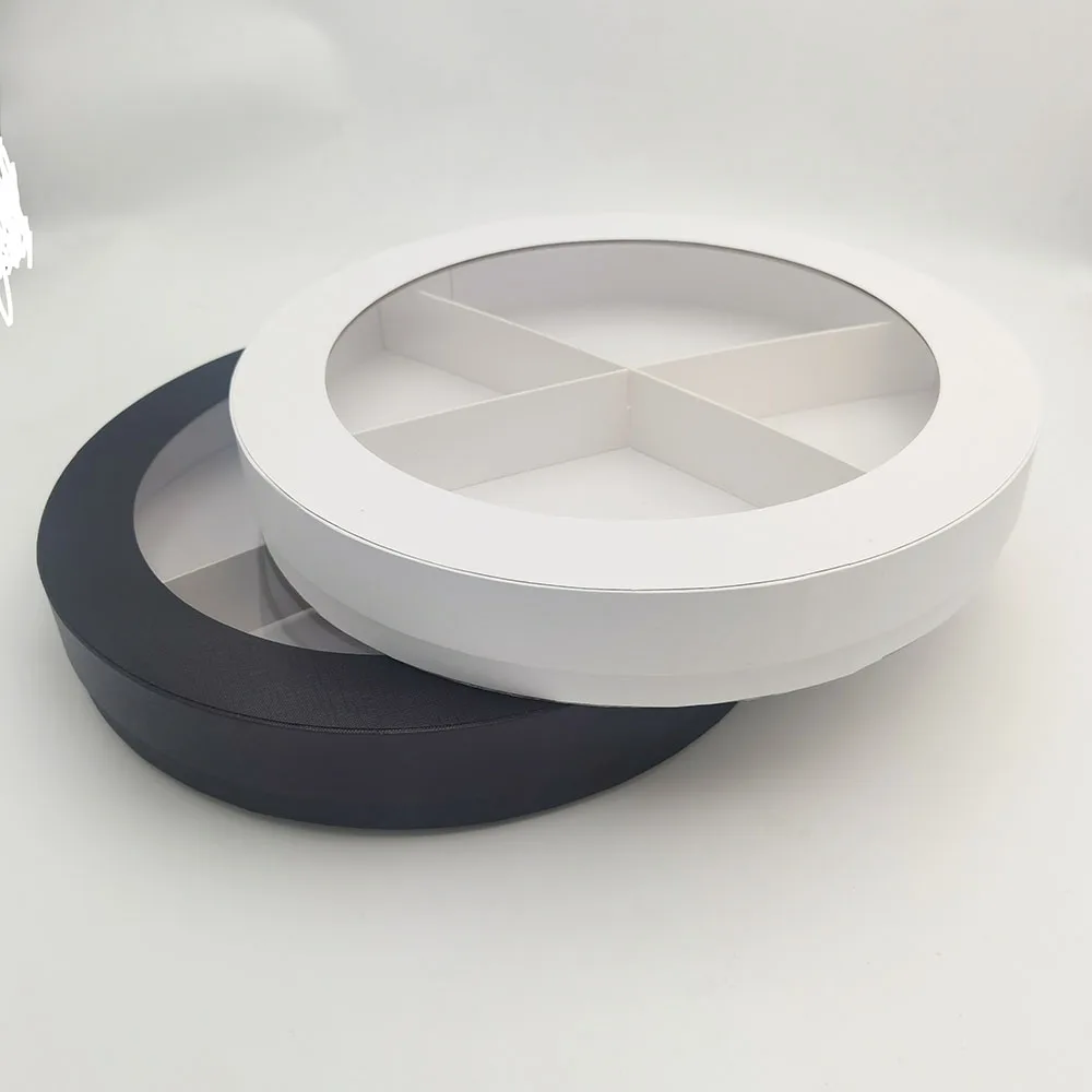 Luxury Chocolate Strawberry Paperboard Sweet Treat Cardboard Round Gift Box For Grazing Food