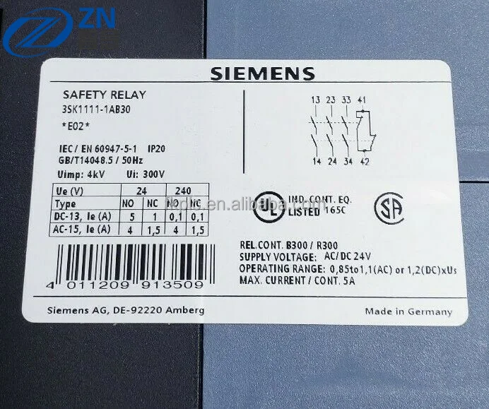 Siemens SIRIUS 3SK1111-1AB30 in stock original and new SIRIUS SAFETY RELAY