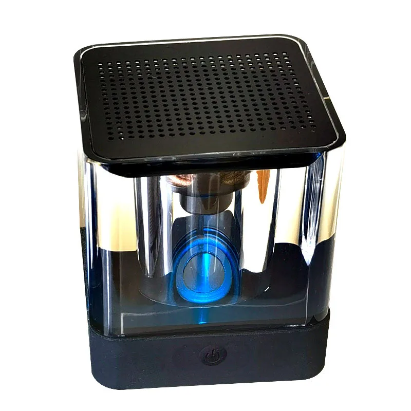 Mini Creative Smart Portable Rechargeable Wireless Crystal Colorful Music Light Subwoofer Speaker For Family Friend Holiday Gift