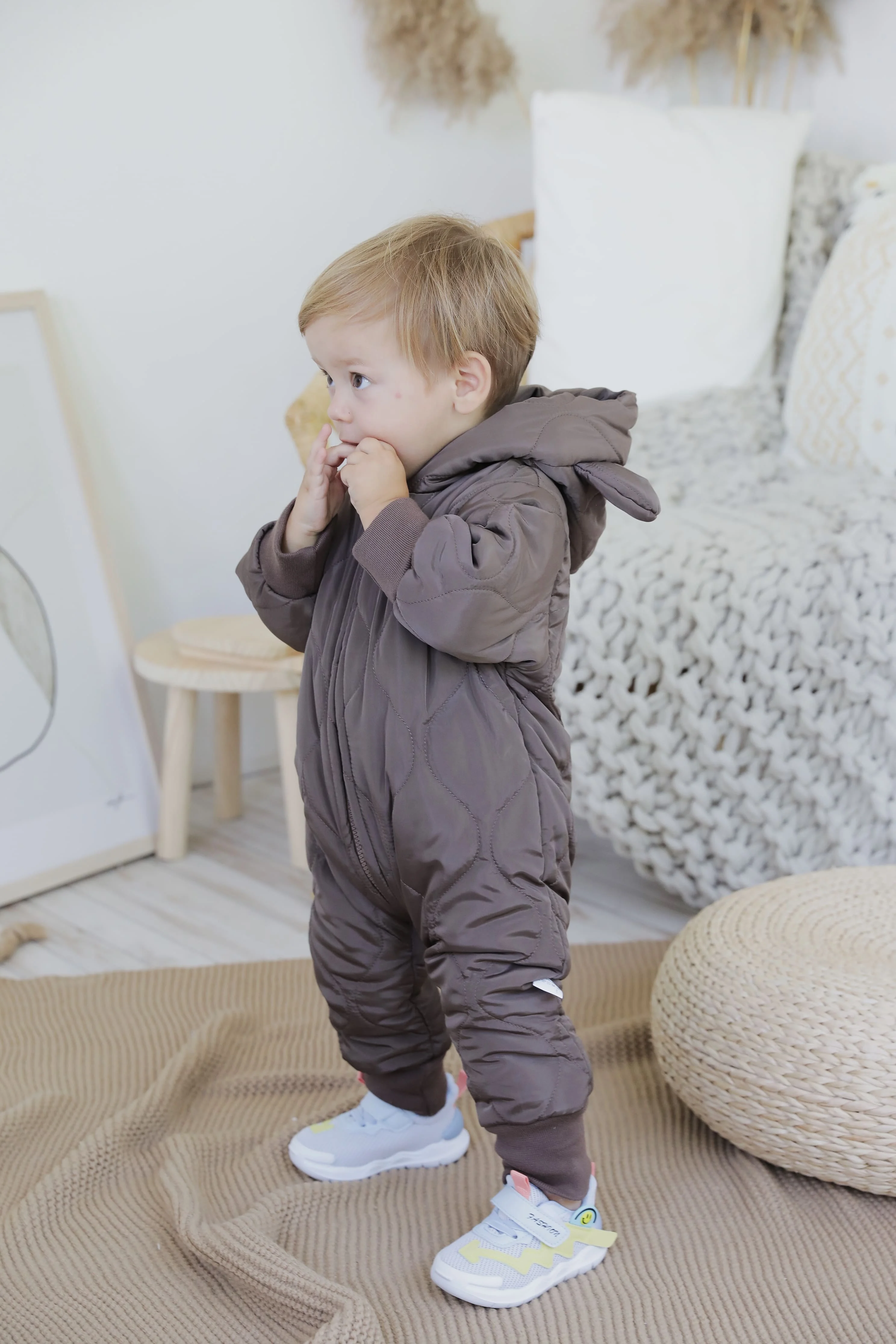 Winter clothing Male and female baby thickened warm out clothes baby zipper romper 2517