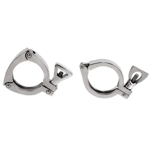 DONJOY Sanitary Stainless Steel 304 Heavy Duty Middle Single Double Pin Ferrule Clamp Tri Clamp Pipe Fitting