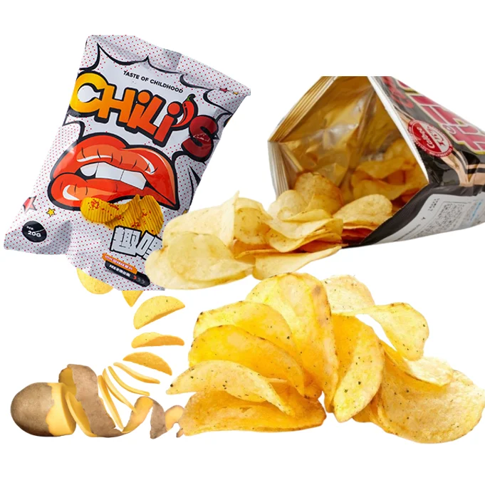 Industrial Potato cassava yam wave V flat chips slicing making machine