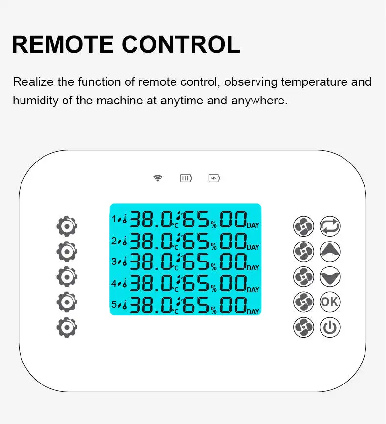 WONEGG Remote Control 8000 Eggs Incubator For Turkey Chicks Incubator And Hatcher