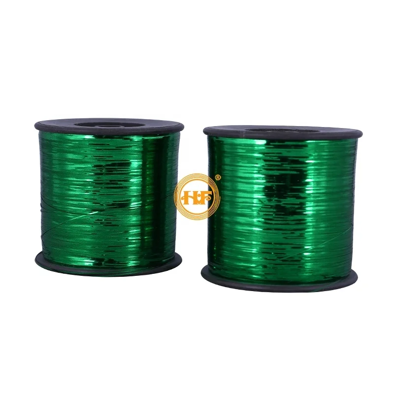 M type green metallic yarn