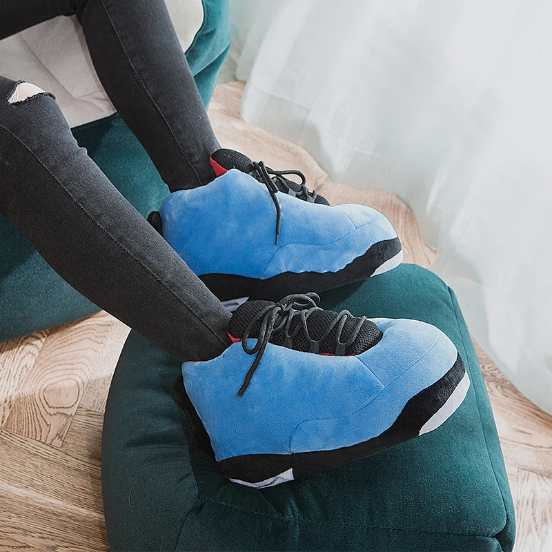 Wholesale Unisex One Size Winter Warm Plush Slippers Cute Home Sneakers Men Women Cotton Floor Shoes Stuffed Animal Toys House