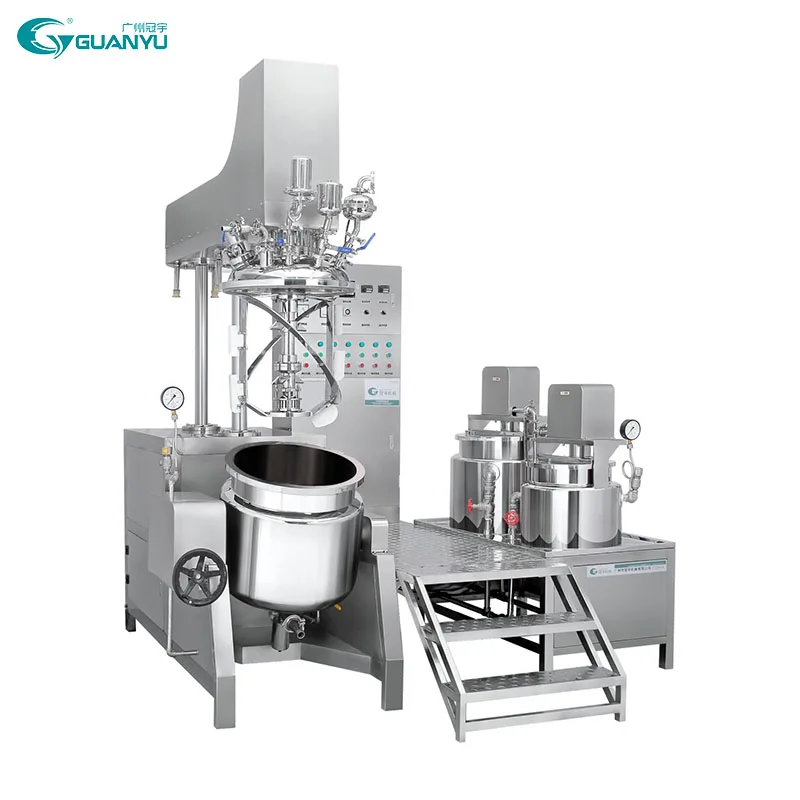 Автоматический крем мазь солнцезащитный крем Вакуумный гомогенизирующий эмульгатор миксер машина