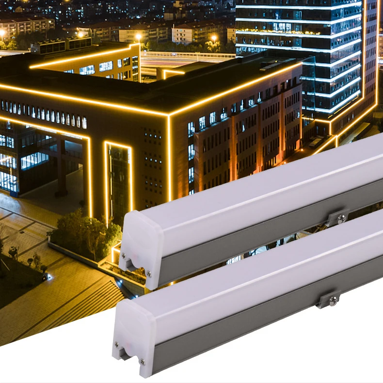12v 24v Ip66 Outline Architectural Exterior Facade Lighting Pixel Led Bar Light Rgb Led Linear Lights