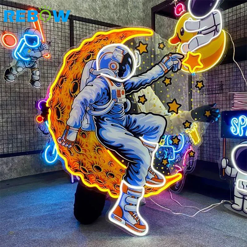 Drop Shipping Custom Logo Neon Light Wedding Sign UV Printed Custom Neon Sign Advertising Board