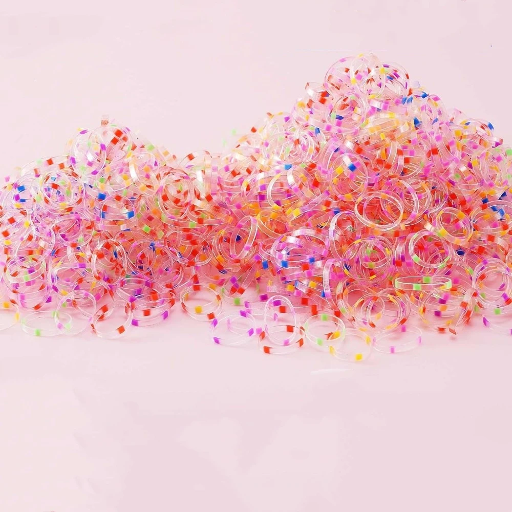 Horse Equestrian Braiding Bands Color Elastic Hair Rubber Bands