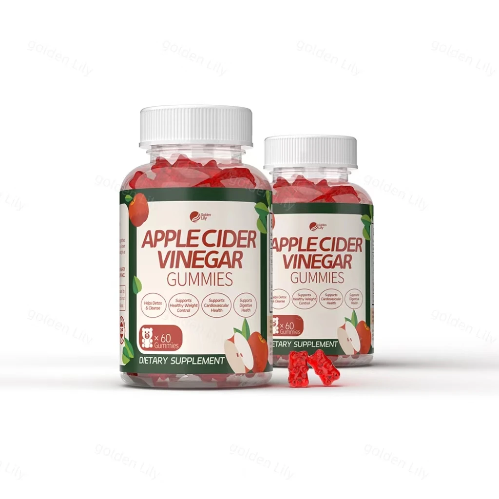 private label organic apple cider vinegar Vitamins gummies ACV OEM Weight control Keto Gummies With Mother