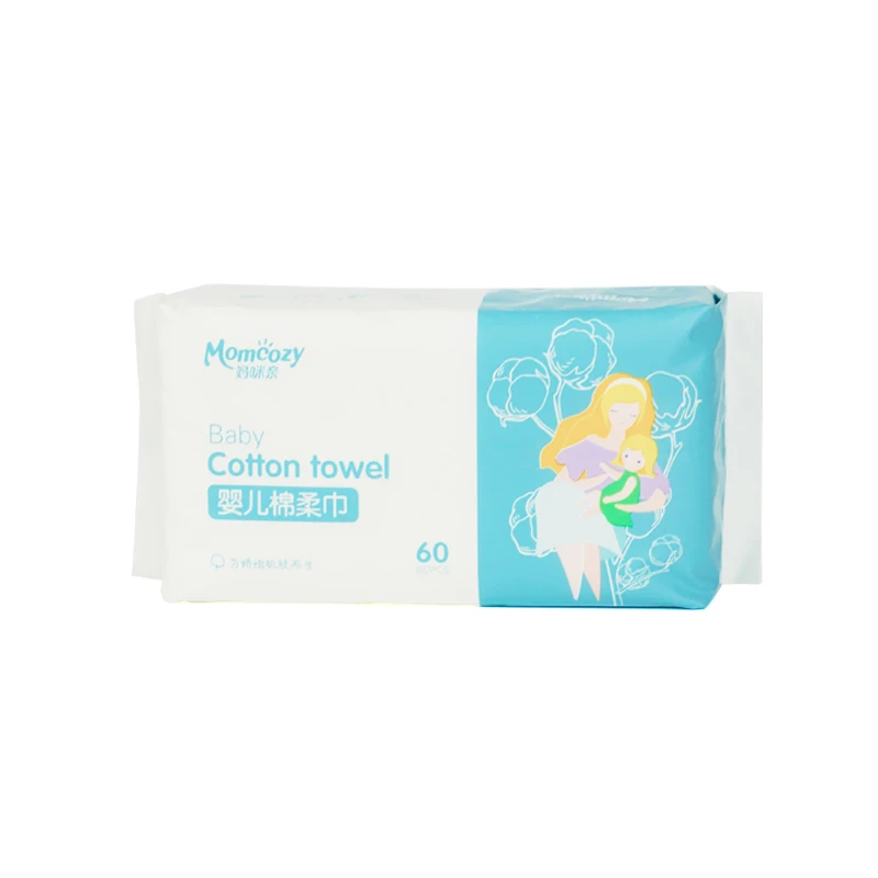 FREE SAMPLE Hot Sale Professional Facial Cotton Reusable Dry Facial Tissue Private Label