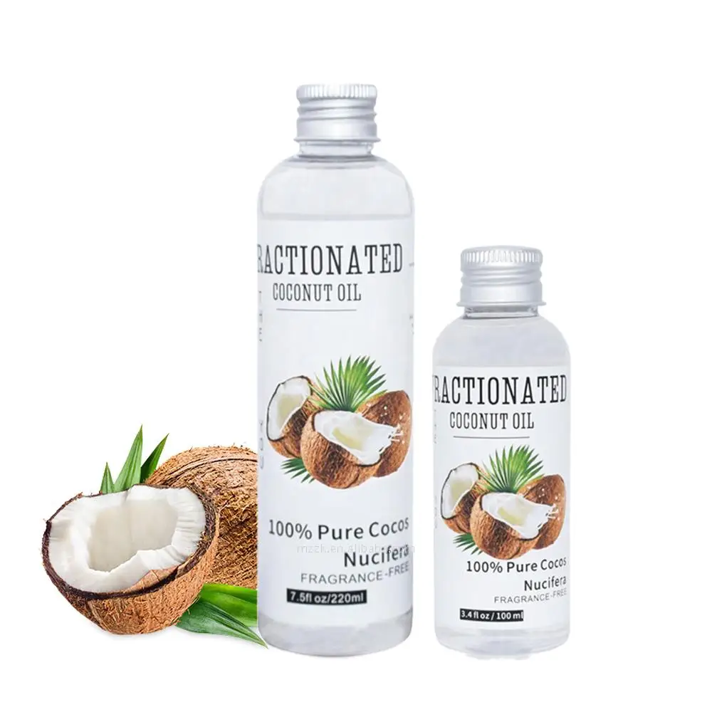 Новейший дизайн лучшее кокосовое масло для волос и кожи чистое Фракционное