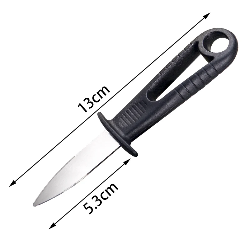 Stainless Steel O yster Knife with Non Slip Handle Clam Shellfish Seafood Oys ter Opener