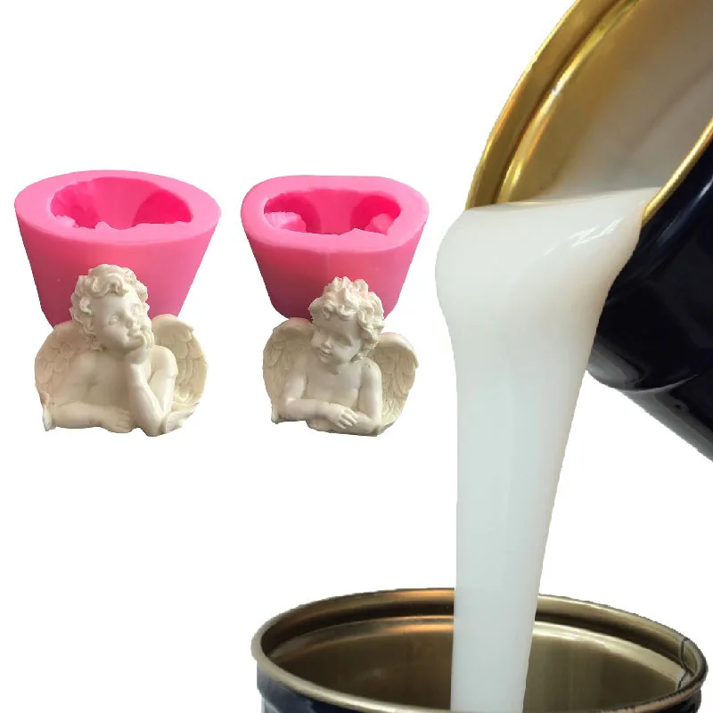Model making silicone rubber silicon material High temperature resistance for gypsum molds rtv silicone