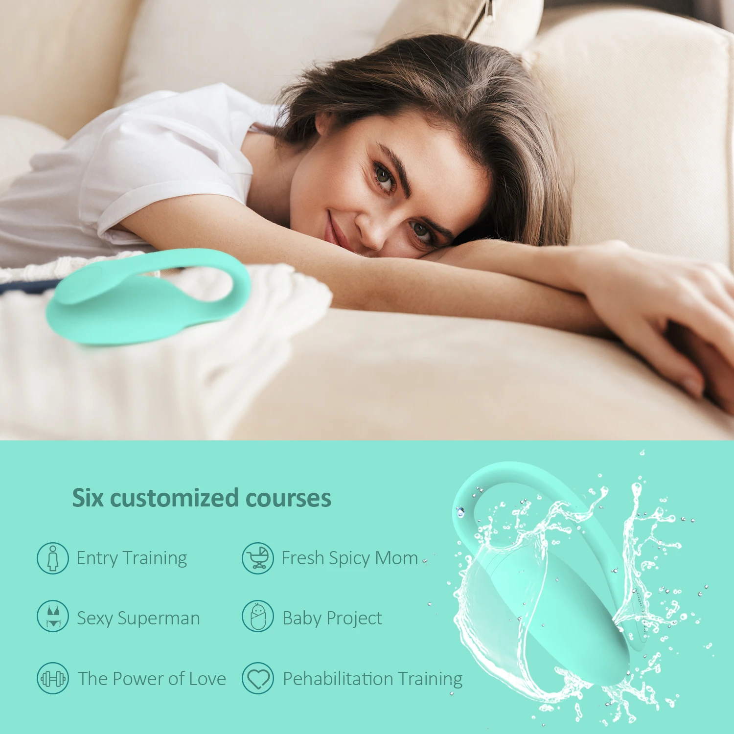 Волшебные шарики для упражнений с пультом дистанционного управления Kegel Rejuve, массажные яйца, секс-игрушки для взрослых, цветная коробка из силикона/АБС, подходит для милых