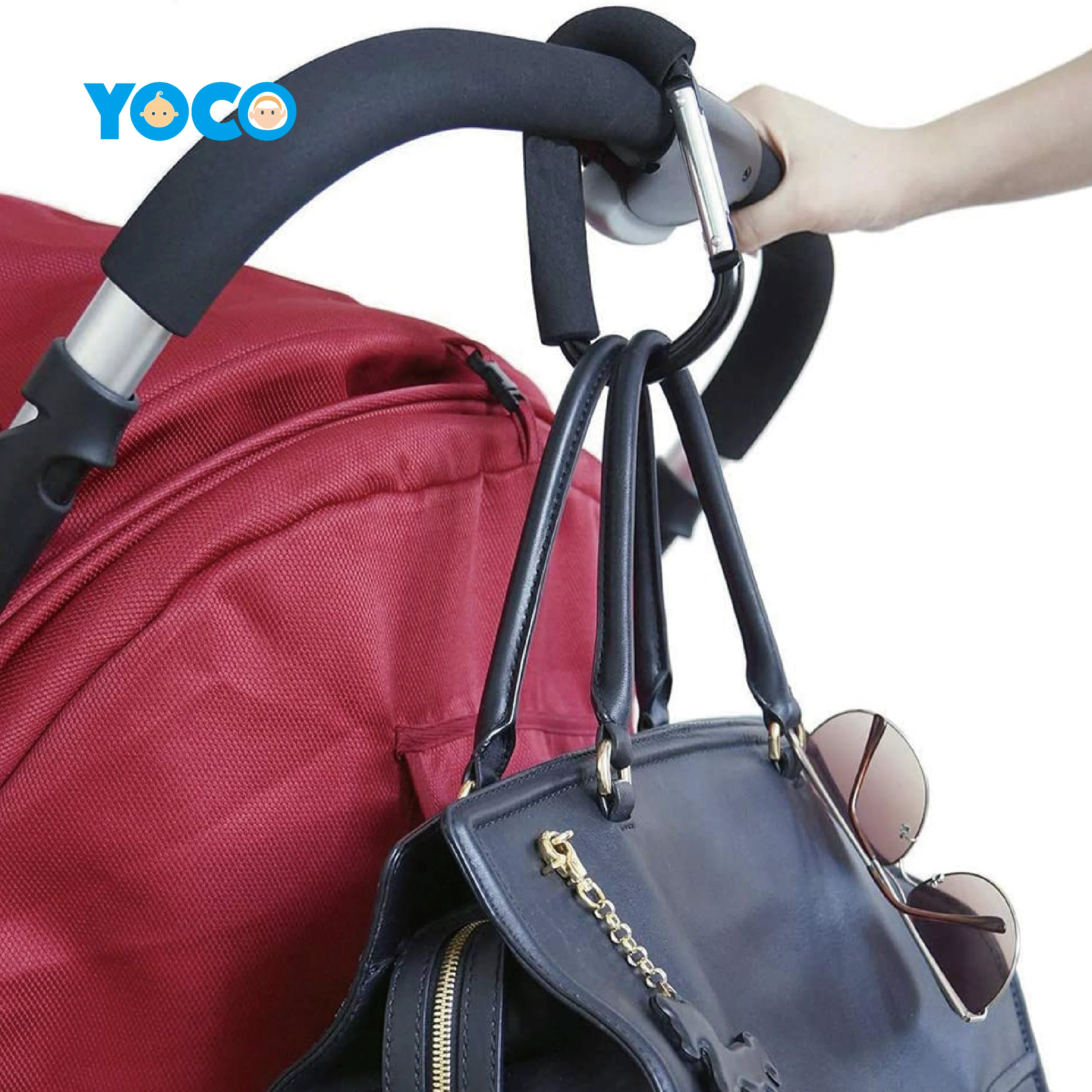 
2020 New Updated Durable Mommy Hook Stroller Accessory for Mom Out Door 