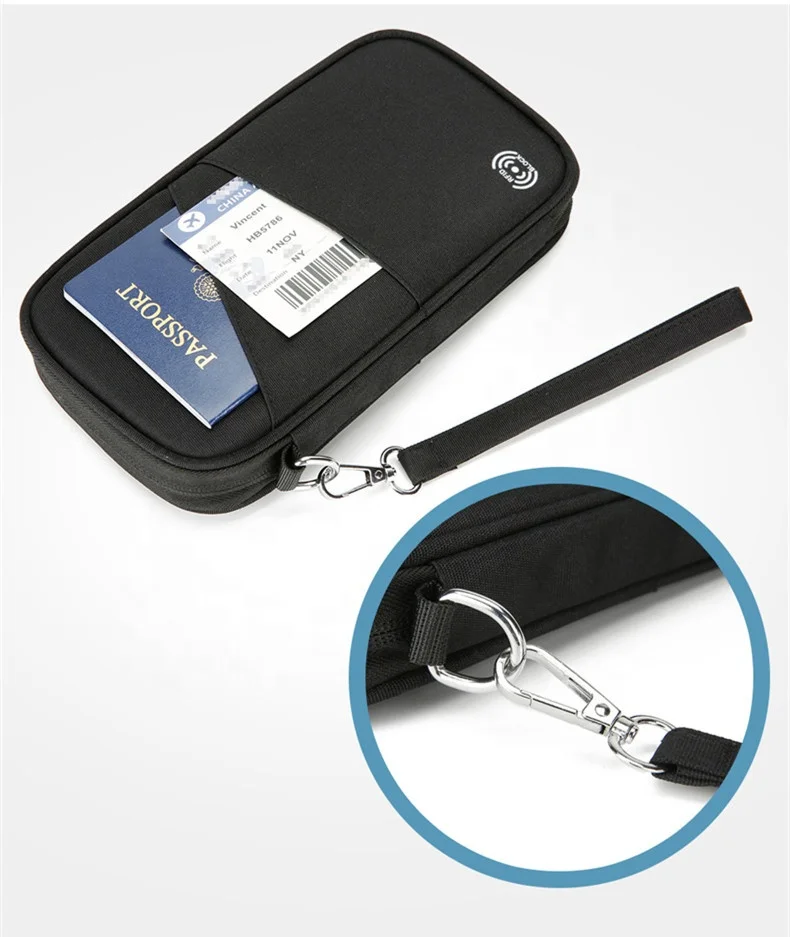 10Pcs Custom Logo Women Rfid Blocking Passport Holders Bag Passport Wallet for Men Traveling Credit Card Case Document Organizer