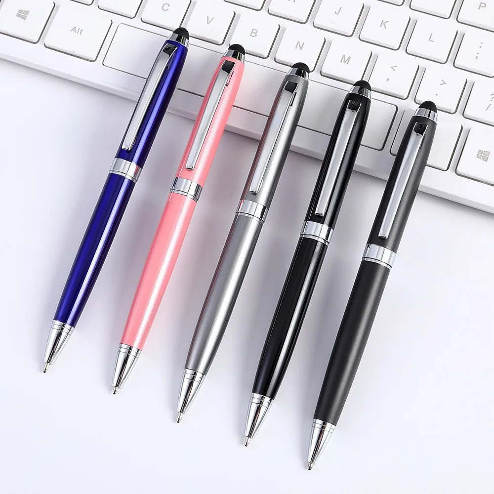 Hot Selling Elegant Twist Custom Metal Touch Ball Pen With Stylus Tablet Pen