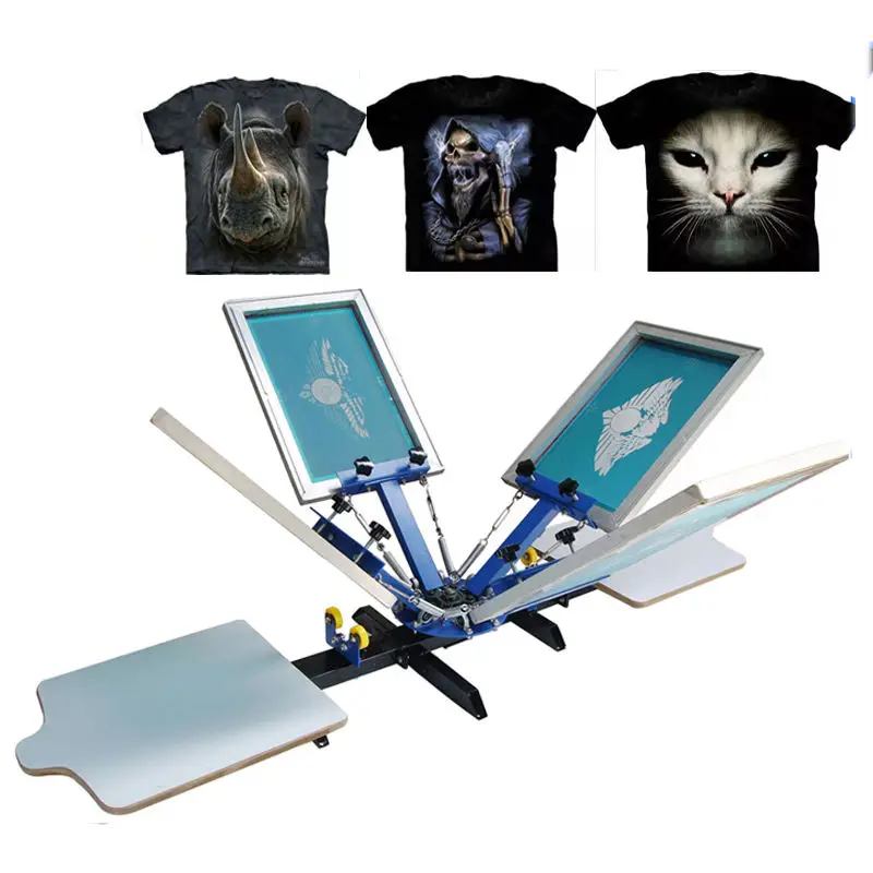 4 color 2 station rotary screen printing machine spare parts for rotary screen printing machine