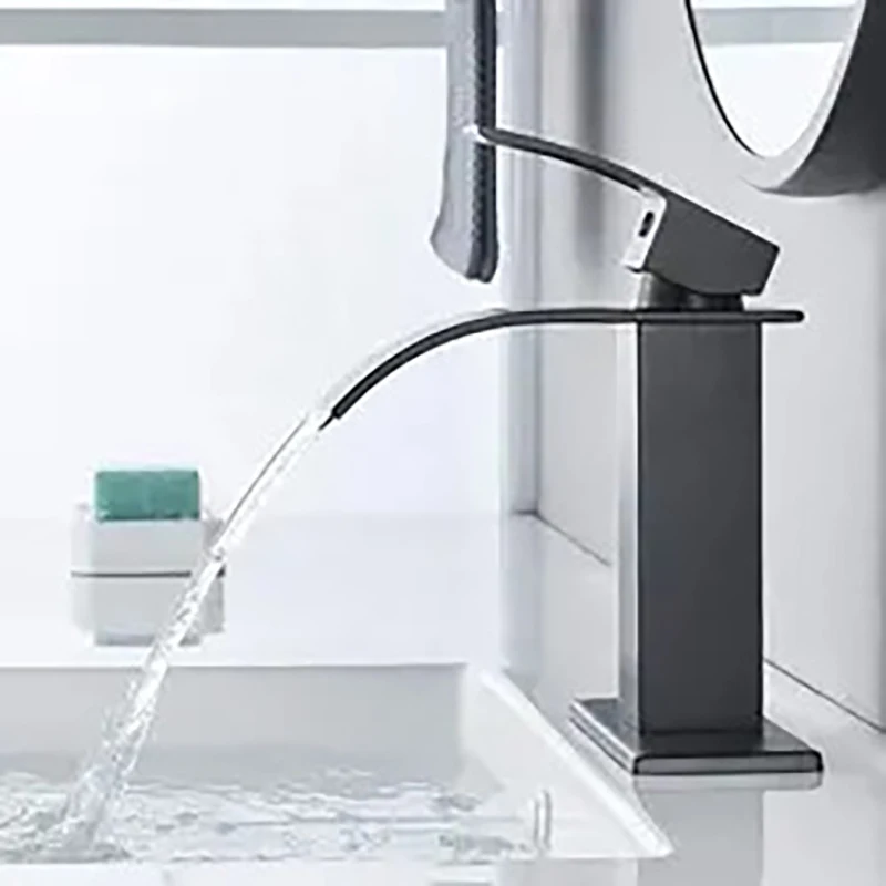 Modern Bathroom Wash Hand Waterfall Faucets Mixers Taps Stainless Steel Basin Faucets Manufacturers Waterfall Basin Tap