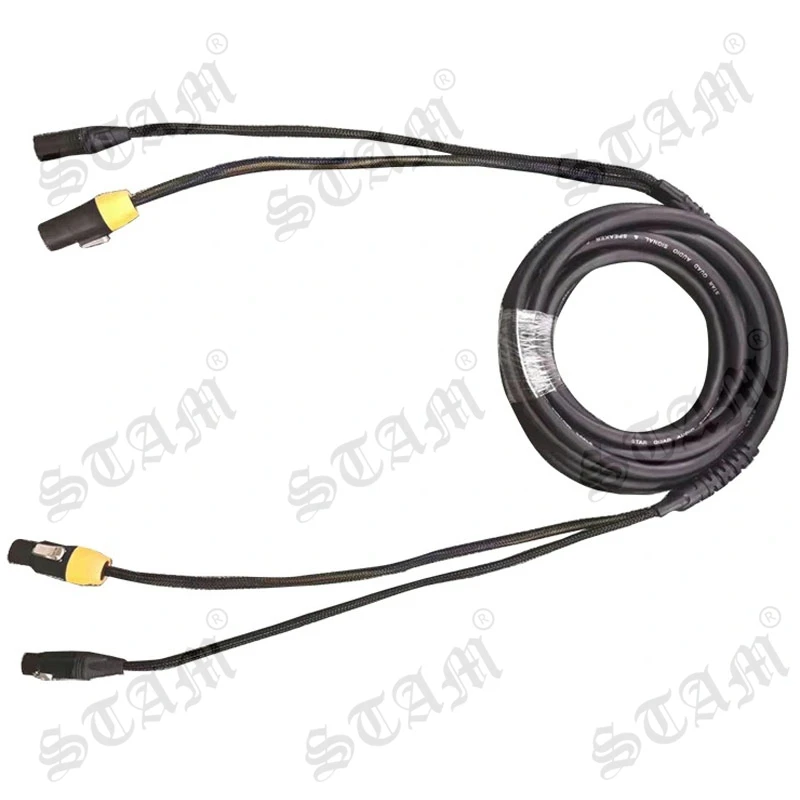 hybrid link cable 8 meter power Cable stage lights laser light led moving head sharpy beam light power cable 8 meter power line