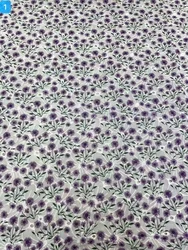 New chiffon printed embroidered fabric flower dress lace embroidered curtain fabric