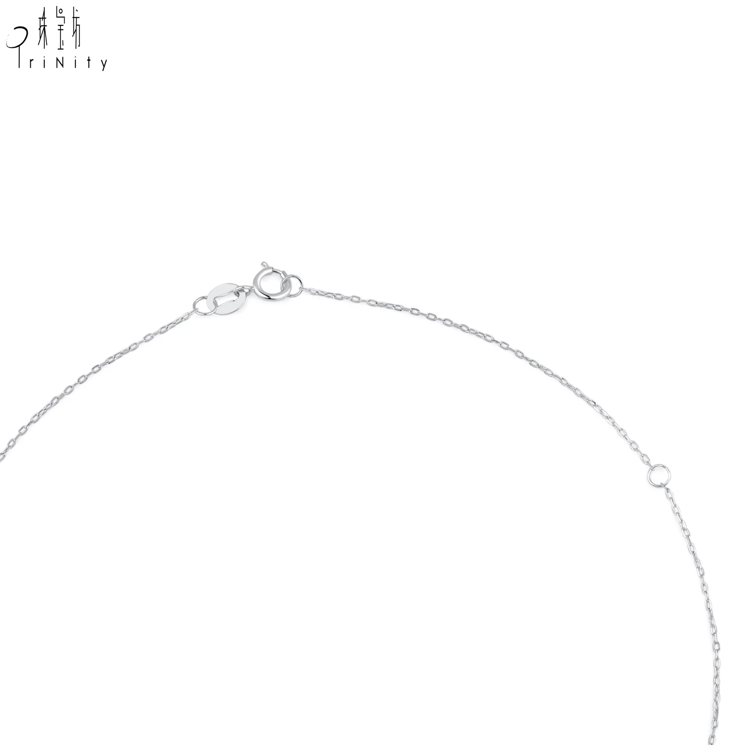 Latest Design Hong Kong Jewelry Manufacturer 18K White Gold Real Diamond Jewelry Snowflake Pendant Necklace Chain For Women