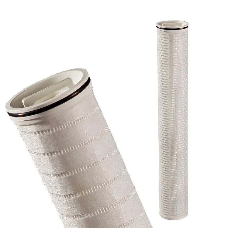 High dirt holding capacity quick change 40 inch industrial PP pleated sediment filter cartridge waste water treatment machinery
