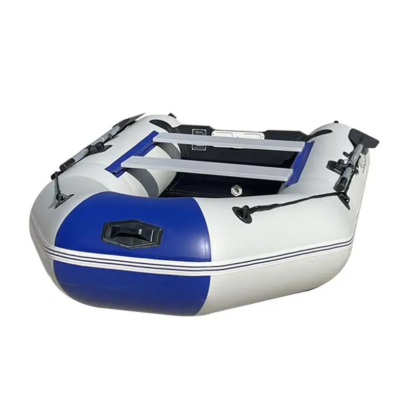 Solar Marine 10 Foot Inflatable Speed Boat PVC Assault Rescue Kayak Transom Sport Tender Boat with Motor Board