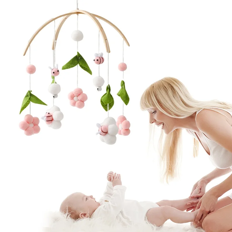 baby bassinet hanging mobile toys  children mobile phone toy