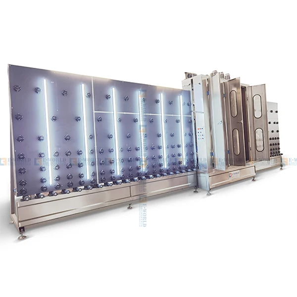 High End Automatic Vertical Glass Cleaning Machine Glass Washing and Drying Machine Glass Washing Machine
