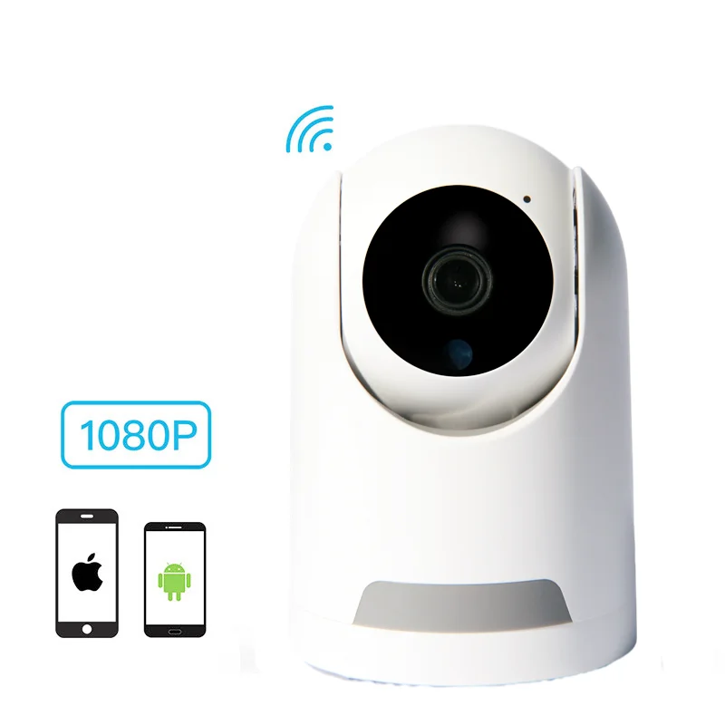 1080P  SD card  wifi robot camera IP CCTV Night Vision Two-Way Audio Baby Monitor Security cctv camera smart home device