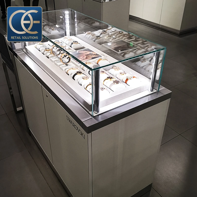 Изготавливаемые на заказ демонстрационные приборы Роскошные высококлассные интерьерные магазины золотых ювелирных