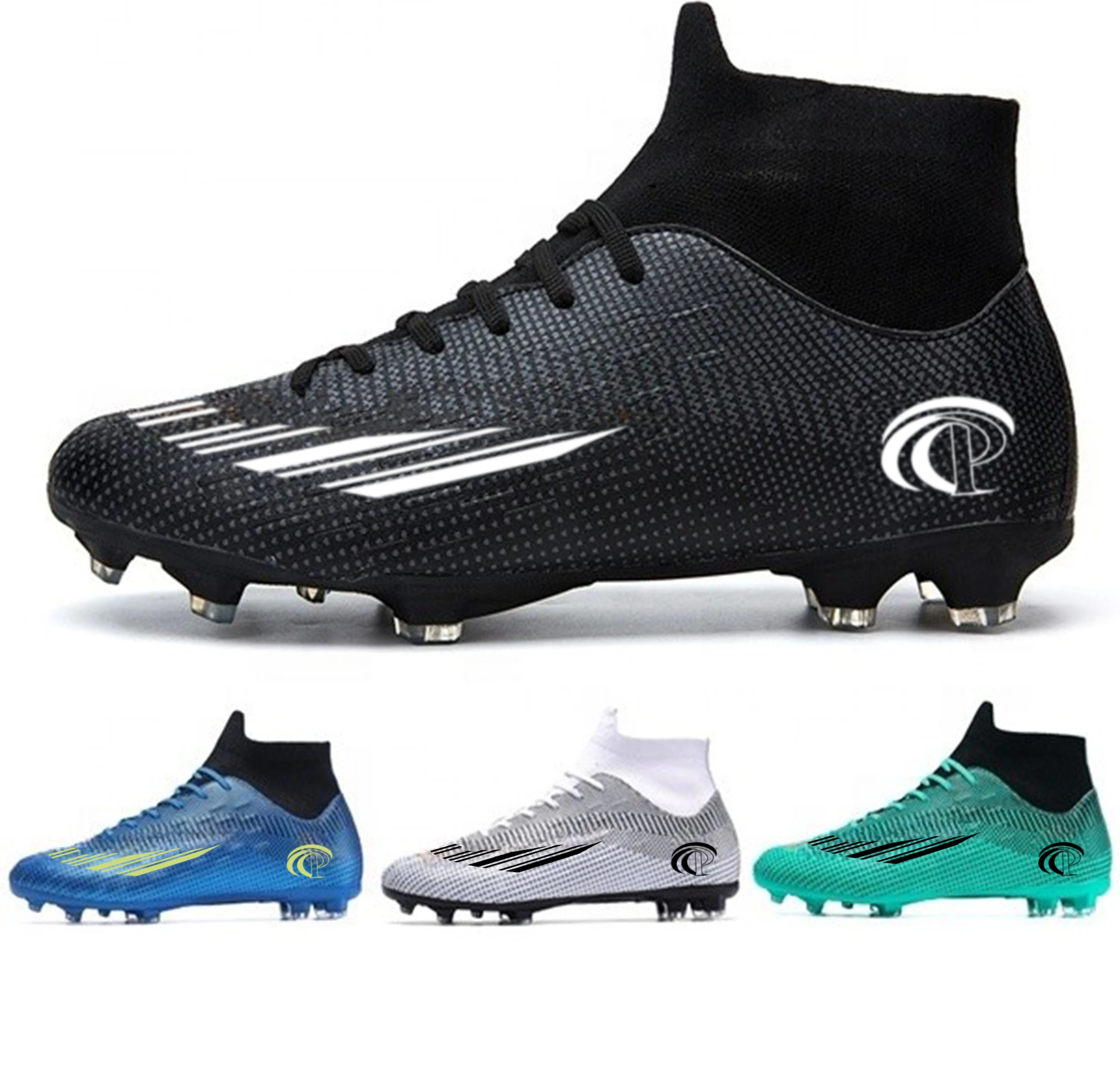 Custom Training Boots Football Cleats Metal Stud Men Oem Soccer Shoes For Supplies