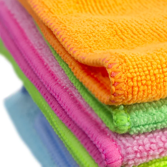 Custom Microfiber Cloth Micro Fibre Towel Microfiber Cleaning Cloths For Car Kitchen