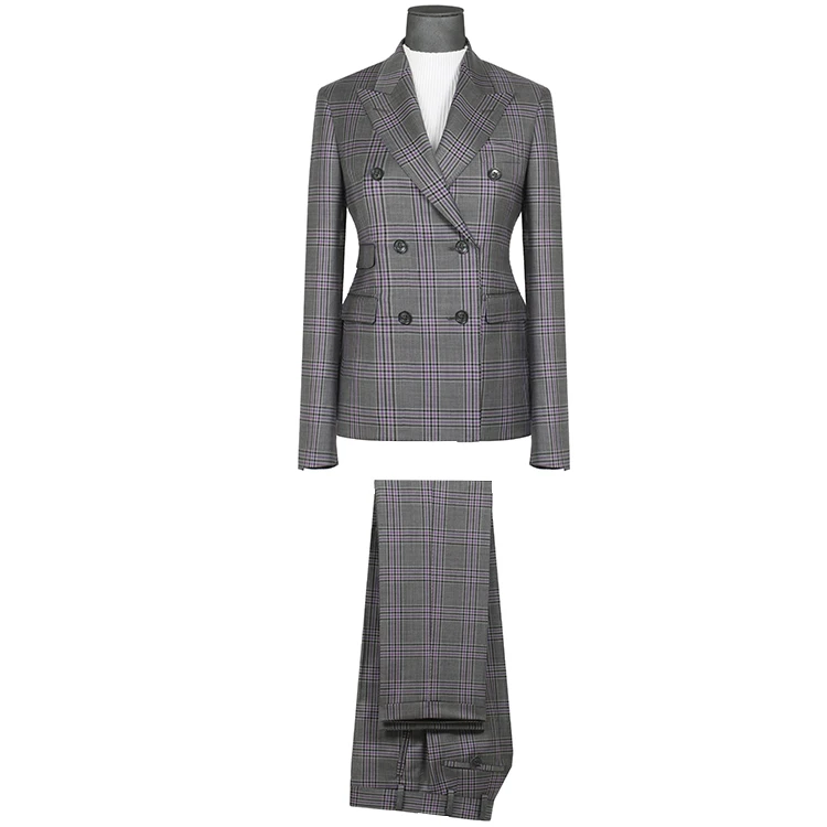 
MTM Wholesale Half Canvas Suit Blazers Suits Women Trajes Salwar Suit For Women Business Clothes 